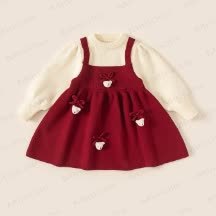 Toddler Kid Girl Bow Sweet Dress - image 2