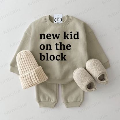 NEW KID ON THE BLOCK Baby Grey Green 2-piece Set - Grey Green - 2-3T - image 1