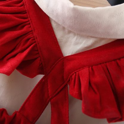 Baby Toddler Girl Bow Flying Sleeves Dress - image 7