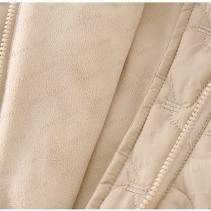 Baby Puppy Print Quilted Romper - image 5