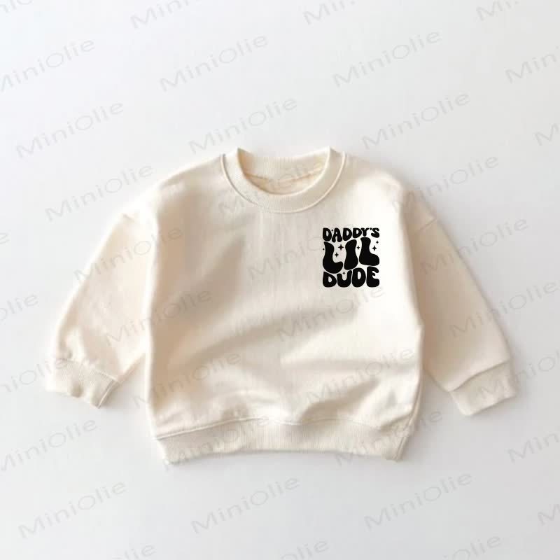DADDY'S LIL DUDE Baby Toddler Sweatshirt - image 2