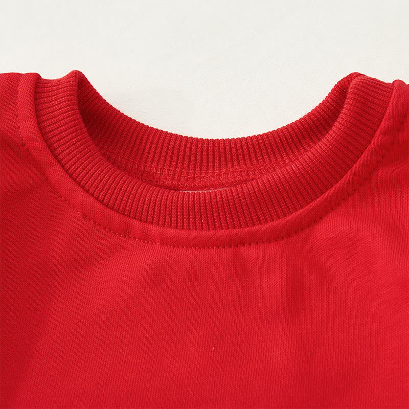 MY FIRST CHRISTMAS Baby Deer Red Bodysuit - image 2