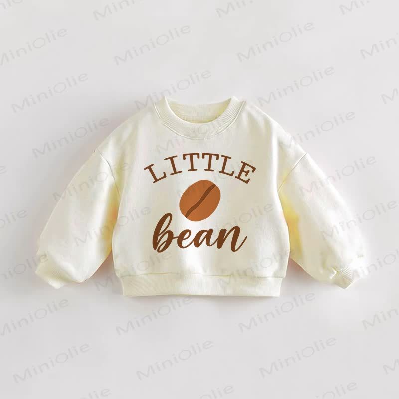 LITTLE BEAN Baby Toddler Cream Sweatshirt - Cream - 3-5T - image 1