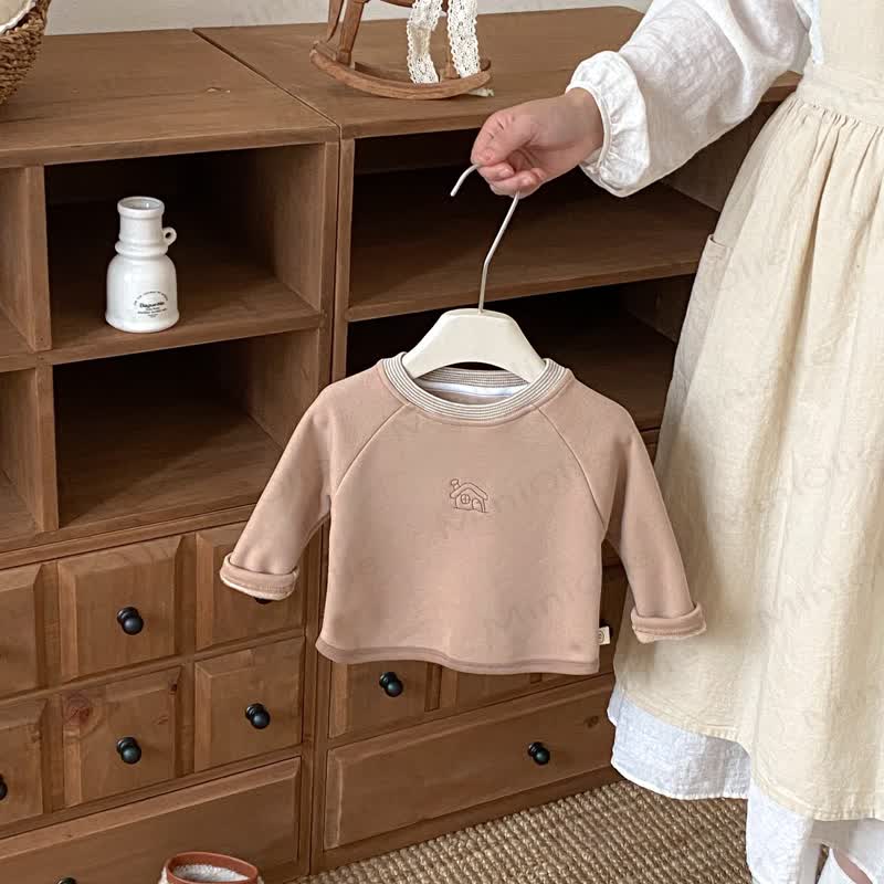 Baby Toddler Boys Embroidered Little House T-shirt - image 3