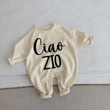 CIAO ZIO Baby Toddler Beige Romper - Beige - 2-3T - image 1