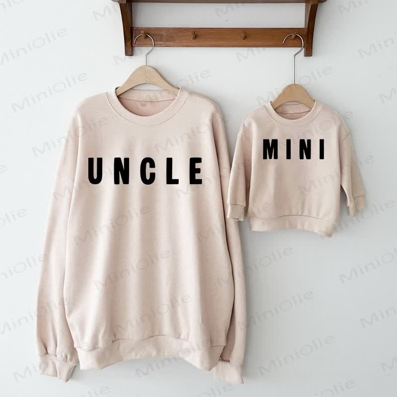 UNCLE/MINI Beige Family Sweatshirt - Beige - Adult Sweatshirt: XL - image 1