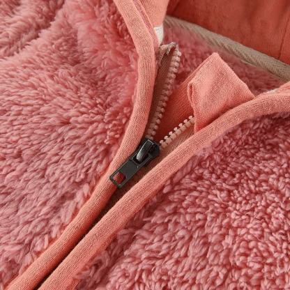 Baby Hooded Solid Color Outerwear - image 8