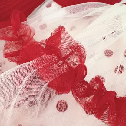 Baby Toddler Girl Tulip Dot Mesh Dress - image 8