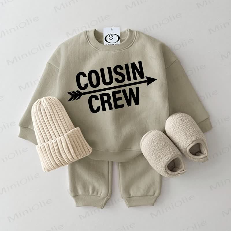 COUSIN CREW Baby Grey Green 2-piece Set - Grey Green - 2-3T - image 1