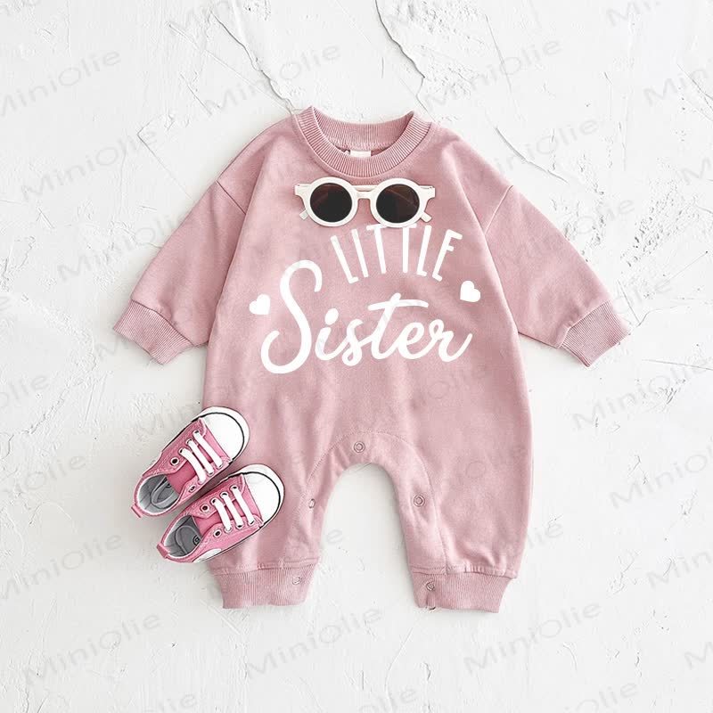 LITTLE SISTER Baby Pink Romper - Pink - 2-3T - image 1