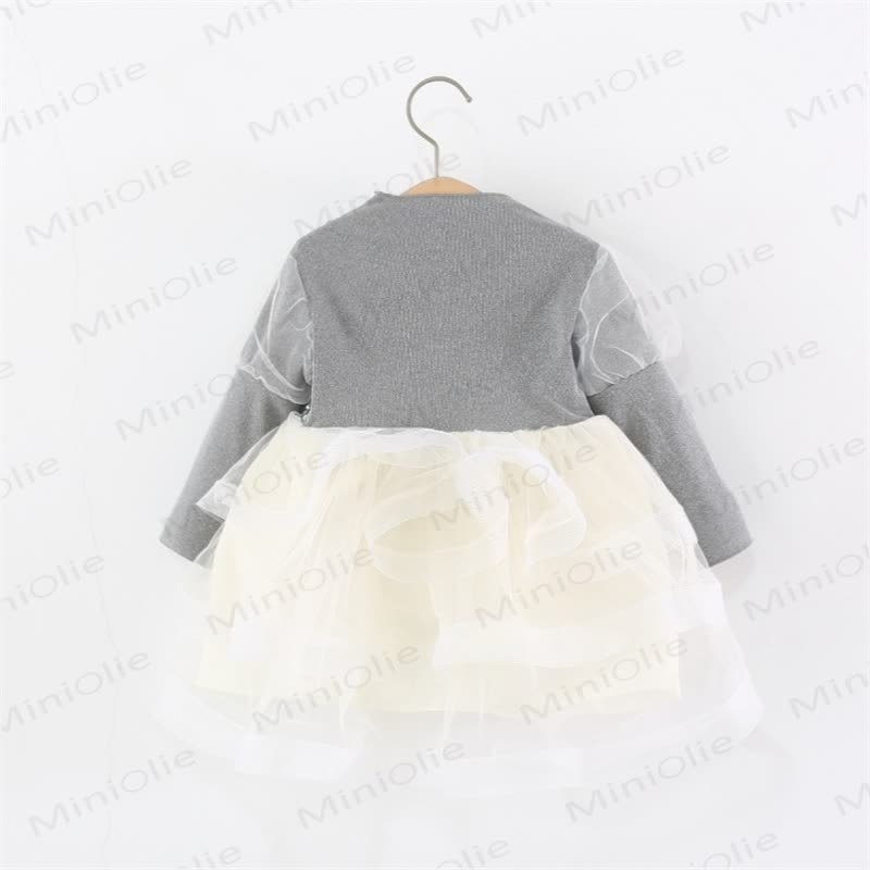 Baby Girl Bow Mesh Sequins Dress - image 2