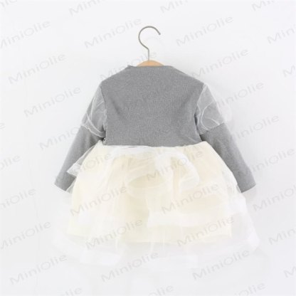 Baby Girl Bow Mesh Sequins Dress - image 2