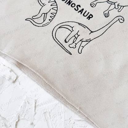 DINOSAUR Baby Boy Beige 2-piece Embroidered Set - image 9