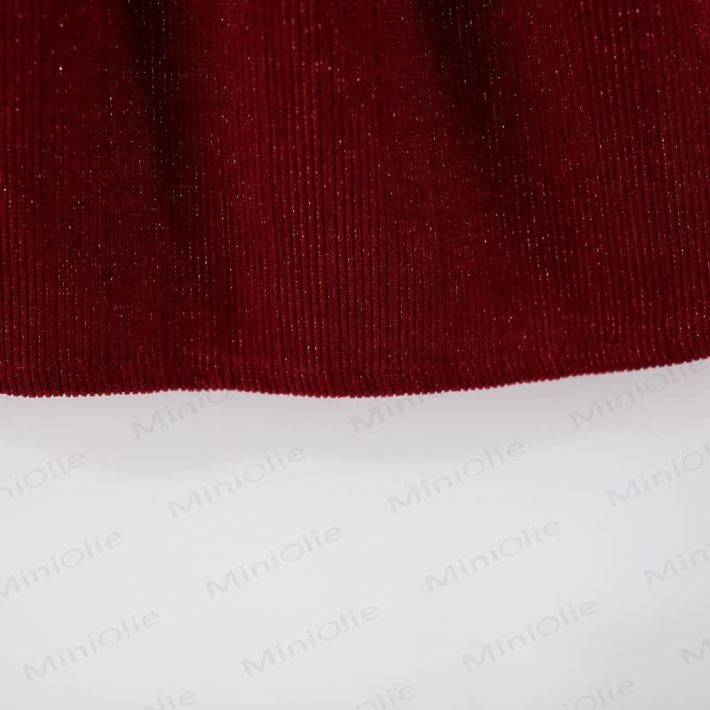 Baby Girl Bow Fleece Lined Dress - image 9