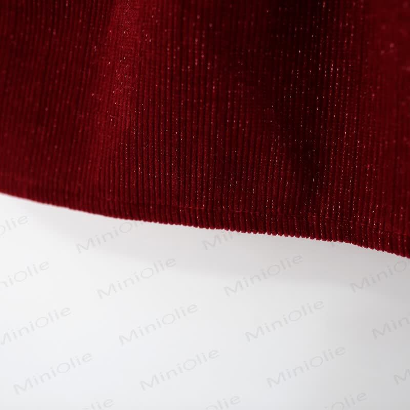 Baby Girl Bow Fleece Lined Dress - image 10