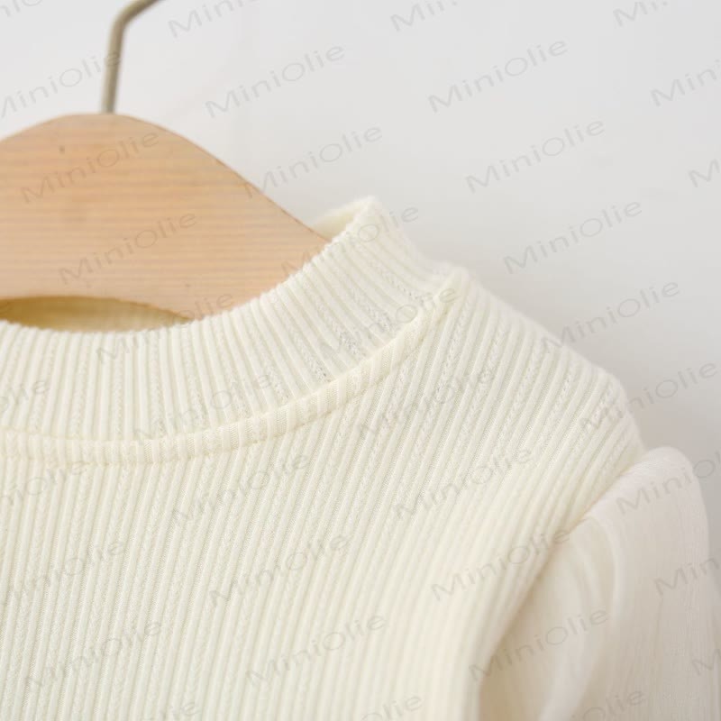 Baby Girl Bow Fleece Lined Dress - image 15