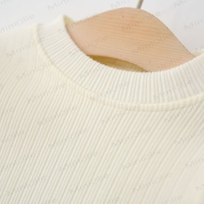 Baby Girl Bow Fleece Lined Dress - image 16