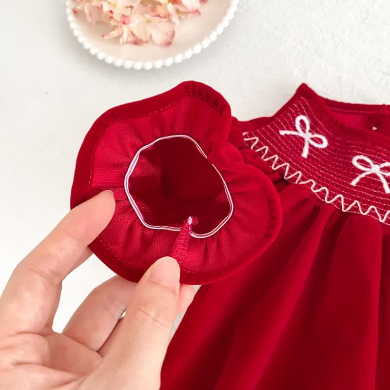 Baby Toddler Girl Bow Dress/ Bodysuit - image 15