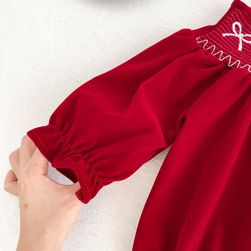 Baby Toddler Girl Bow Dress/ Bodysuit - image 16