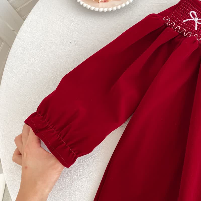 Baby Toddler Girl Bow Dress/ Bodysuit - image 7