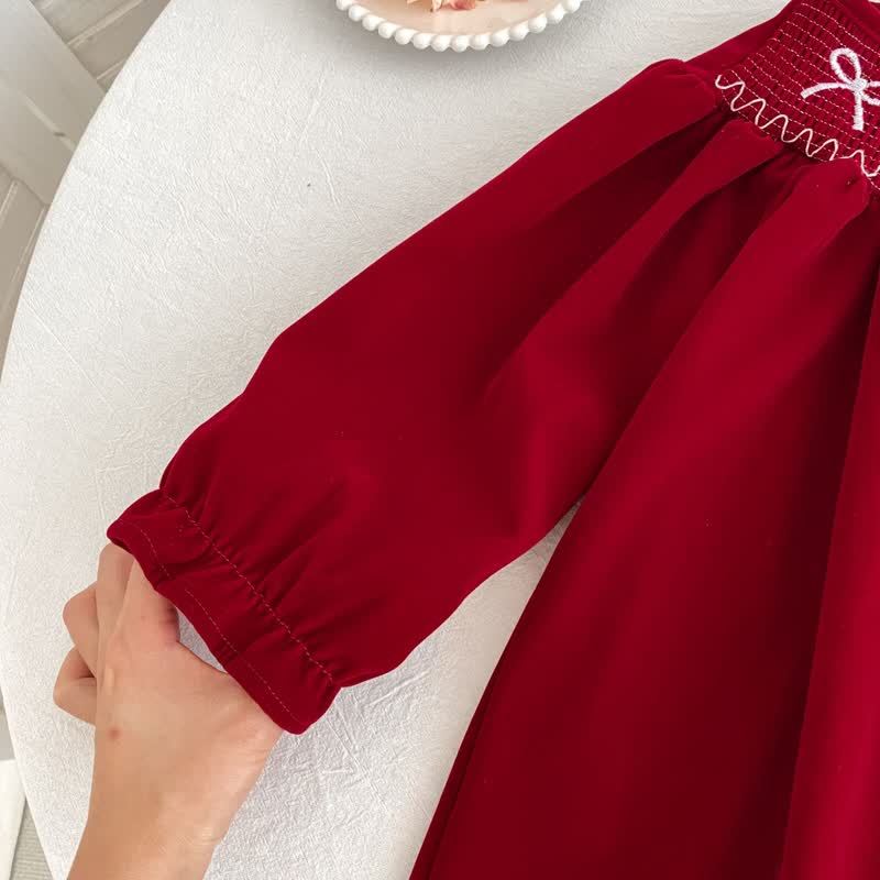 Baby Toddler Girl Bow Dress/ Bodysuit - image 7