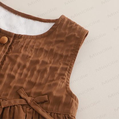 Baby Toddler Girl Bow Solid Color 3-piece Set - image 8