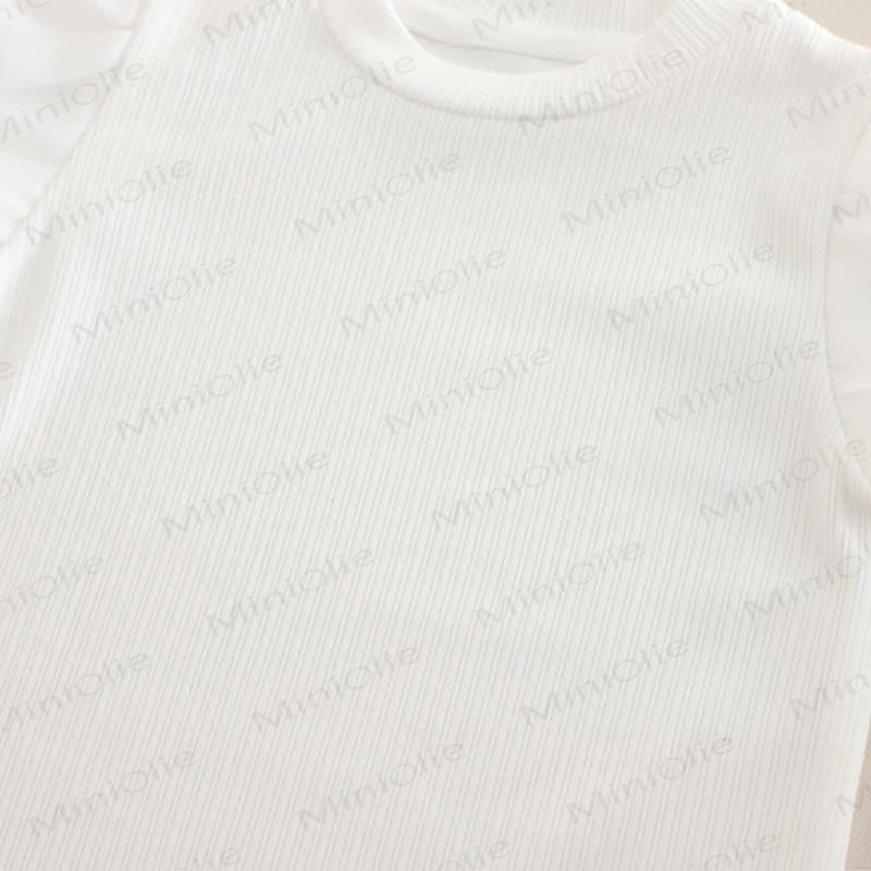 Baby Toddler Girl Bow Solid Color 3-piece Set - image 13