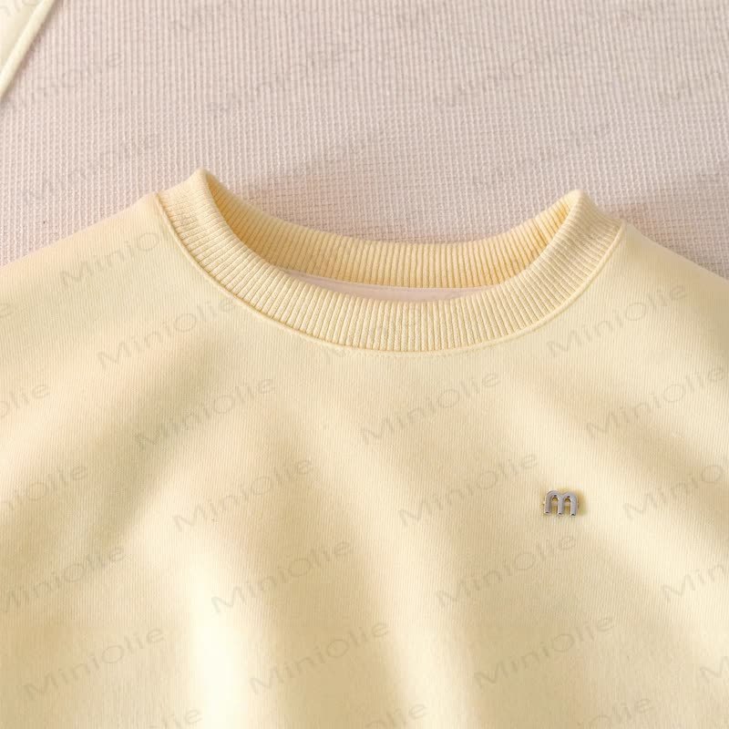 M Toddler Kid Girl Solid Color Lace 2-piece Set - image 4