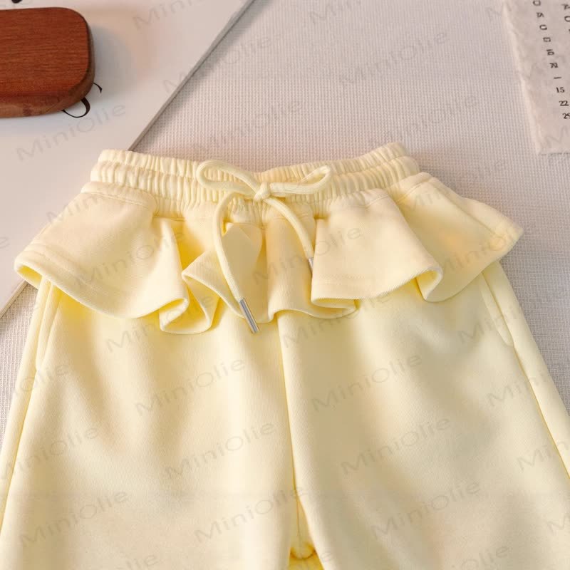 M Toddler Kid Girl Solid Color Lace 2-piece Set - image 7