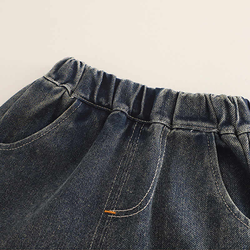 Baby Toddler Boy Denim 2-piece Set - image 12