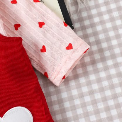 LOVE Baby Girl Bodysuit & Suspender Dress - image 7