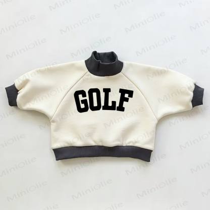 GOLF Baby Toddler Color Block Sweatshirt - Beige&Black - 3-5T - image 1