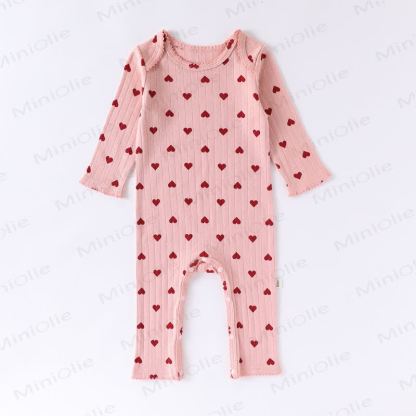 Baby Print Newborn Pajamas Romper - Pink - 18-24M - image 3