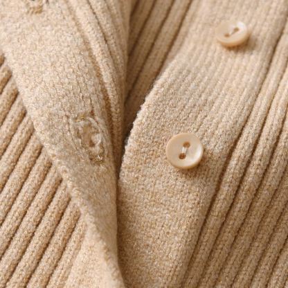 Baby Striped Knitted Solid Color Romper - image 4