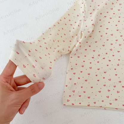 CUTE BUBBLES Baby Toddler Girl Love Overalls/Beige Top - image 14