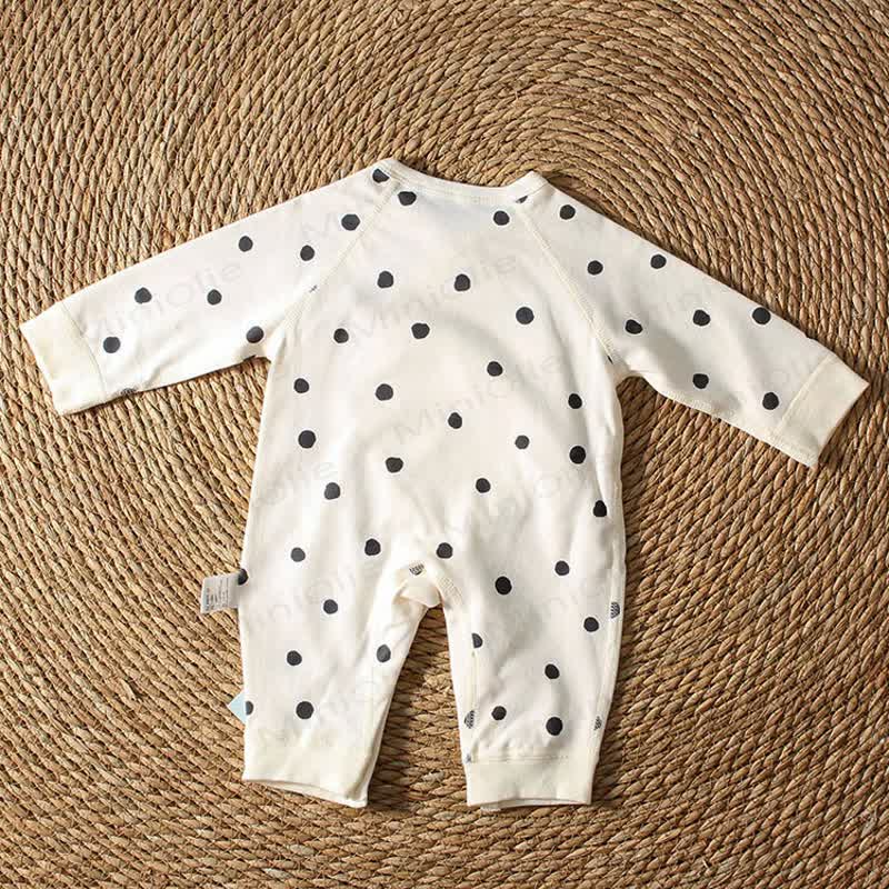 Baby Polka Dot Printed Newborn Romper - image 2