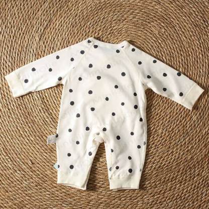 Baby Polka Dot Printed Newborn Romper - image 2