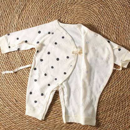 Baby Polka Dot Printed Newborn Romper - image 3