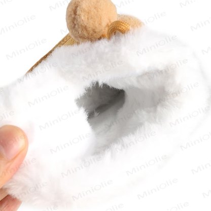 Baby Pompom Fleece Boots - image 30