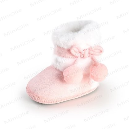 Baby Pompom Fleece Boots - image 18