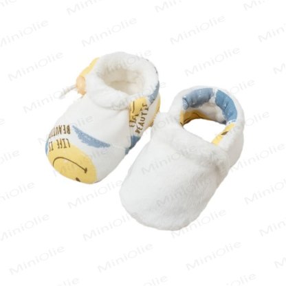 Baby Fleece Lined Animal Smiley Shoes - image 9