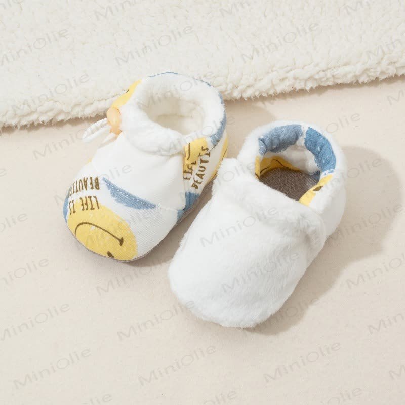 Baby Fleece Lined Animal Smiley Shoes - Smiley - 6-12M - image 8