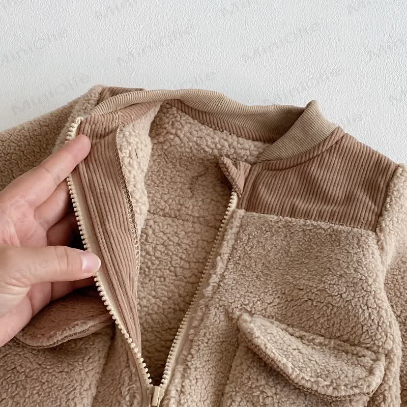 Baby Warm Fleece Newborn Romper - image 3