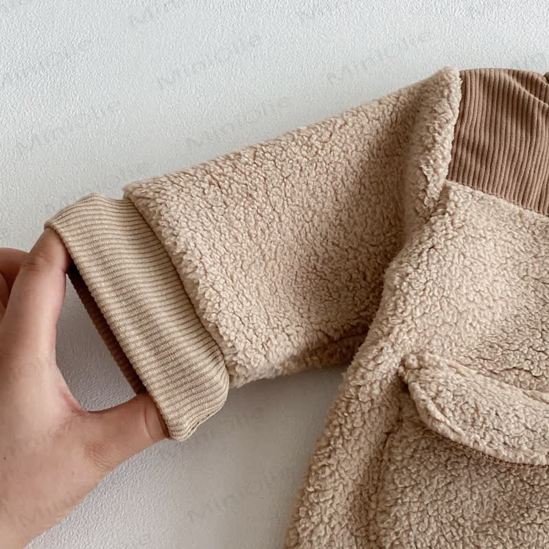 Baby Warm Fleece Newborn Romper - image 5