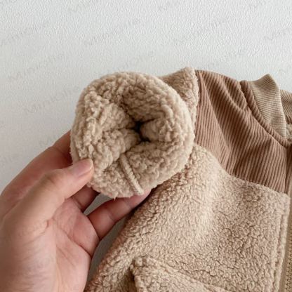 Baby Warm Fleece Newborn Romper - image 6