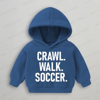 CREWL. WALK. SOCCER. Baby Blue Sweatshirt - Blue - 3-5T - image 1