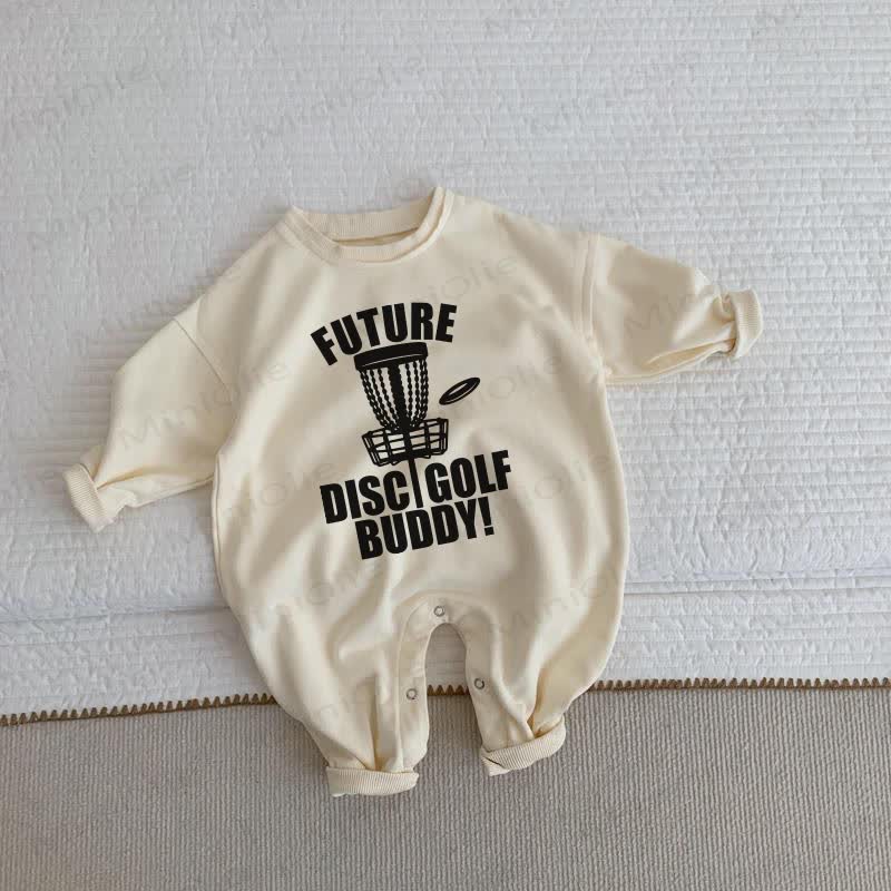 FUTURE DISC GOLF BUDDY Baby Beige Romper - Beige - 2-3T - image 1