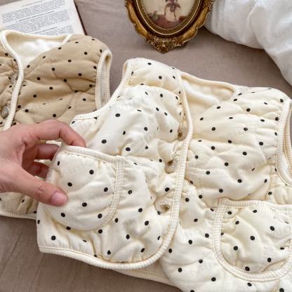 Baby Polka Dot Sleeveless Vest Outerwear - image 4