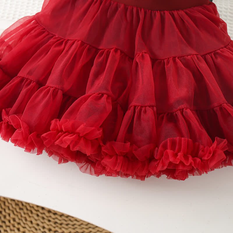 Toddler Girl Embroidered Love Knit Sweater Or Tutu Skirt - image 8
