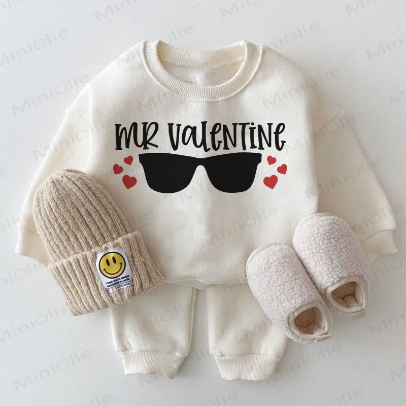 MR VALENTINE Baby 2-piece White Set - White - 2-3T - image 1